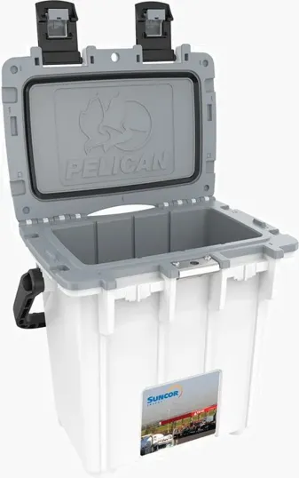 Pelican™ 20QT Cooler, White — view 3