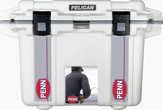 Pelican™ 50QT Cooler — White Rotomolded Ice Chest — view 6