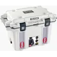 Pelican™ 50QT Cooler — White Rotomolded Ice Chest