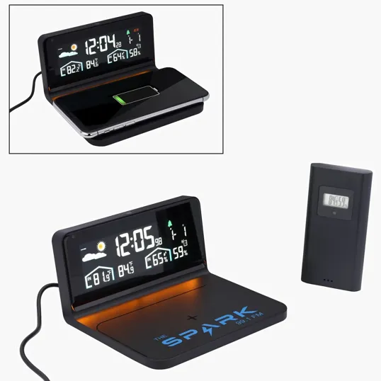 Starline Digital Weather Station and Wireless Charger — view 6