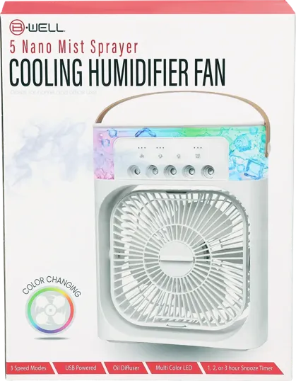 BWell Cooling Humidifier Fan — view 6