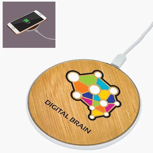 Starline Bamboo Print Wireless Charger — view 10