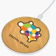 Starline Bamboo Print Wireless Charger — view 4