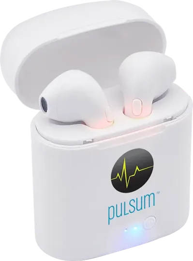 Atune Bluetooth® Earbuds with Charger Case — view 2
