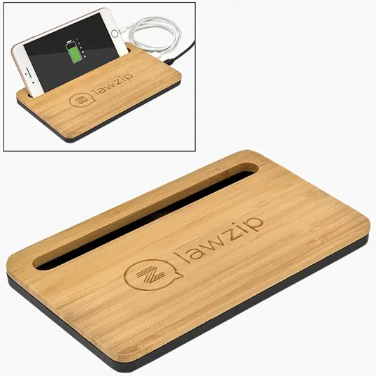 Starline 5W Bamboo Desktop Wireless Charger — view 17