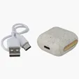 EarthTrendz™ Wheat Straw & Bamboo Earbuds with Charging Case — view 9