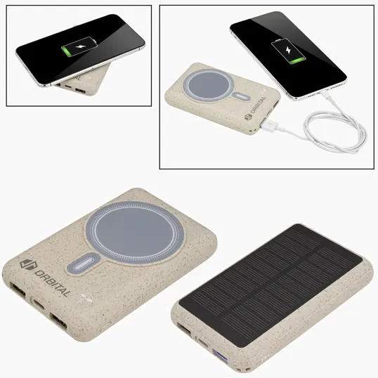 EarthTrendz™ Solar / Magnetic Wireless Power Bank — view 7