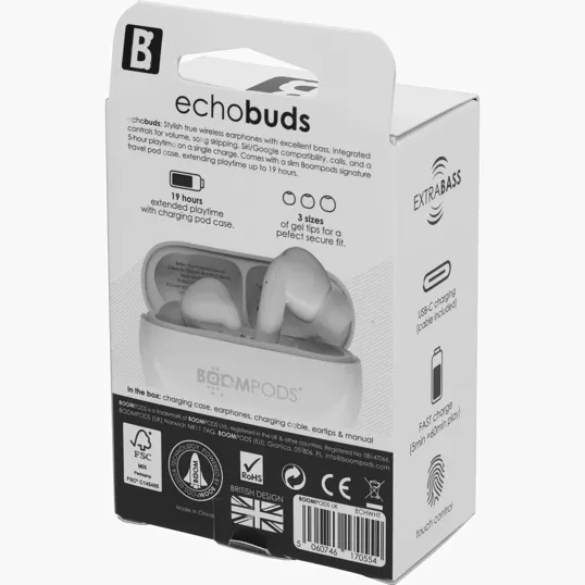 BoomPods™ Echobuds True Wireless Earbuds — view 11