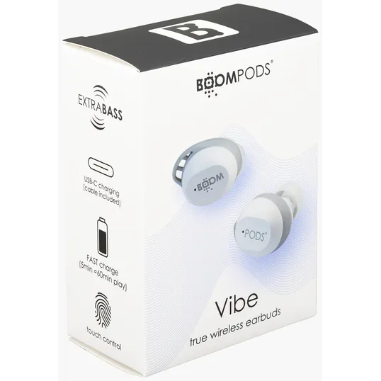 BoomPods™ Vibe True Wireless Earbuds with Charging Case — view 7