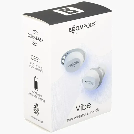 BoomPods™ Vibe True Wireless Earbuds with Charging Case — view 16