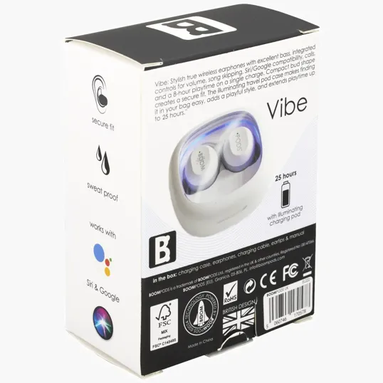 BoomPods™ Vibe True Wireless Earbuds with Charging Case — view 17