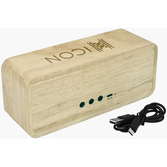 Urban Peak® 10W TWS FSC Wood Wireless Speaker — view 3