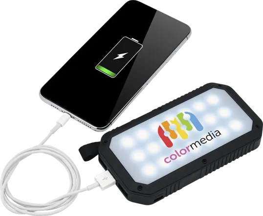 Starline Trio Port Solar Charge LED Power Bank 8,000mAh — view 5