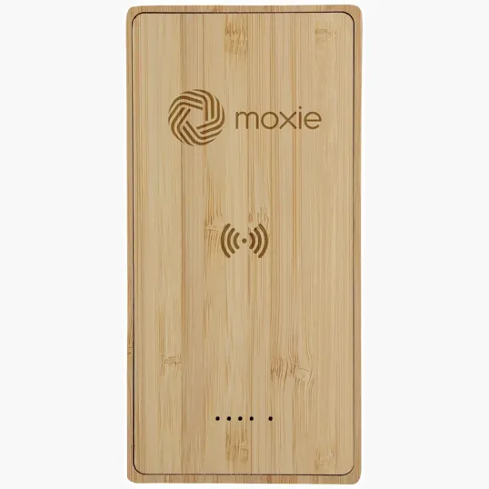 Starline Bamboo 10,000mAh Solar/Wireless Power Bank — view 9