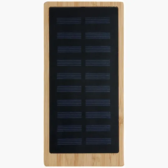 Starline Bamboo 10,000mAh Solar/Wireless Power Bank — view 11