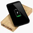 Starline Bamboo 10,000mAh Solar/Wireless Power Bank — view 13