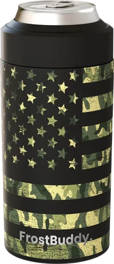 Frost Buddy® Camo Flag Can Cooler — view 5