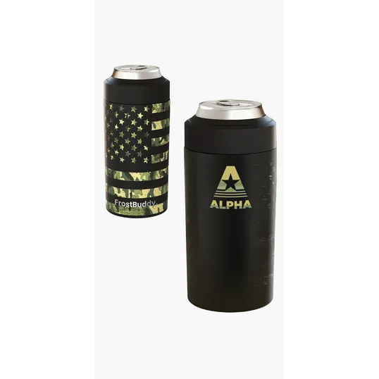 Frost Buddy® Camo Flag Can Cooler — view 6