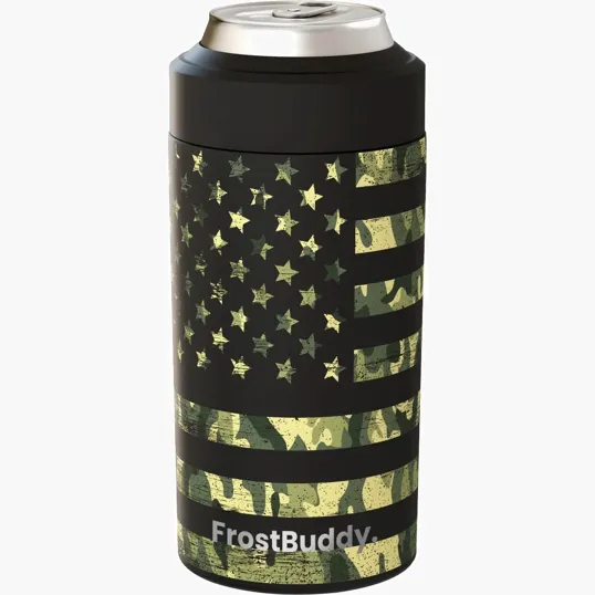 Frost Buddy® Camo Flag Can Cooler — view 7