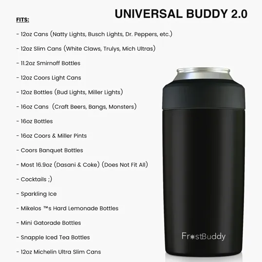 Frost Buddy® Universal Buddy 2.0 Can Cooler, Purple — view 3