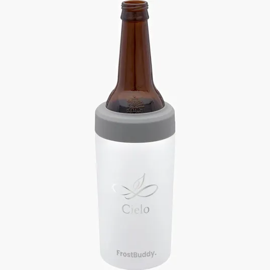 Frost Buddy® Universal Buddy 2.0 Insulated Can Cooler, White — view 5