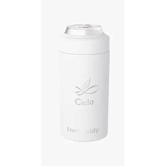 Frost Buddy® Universal Buddy 2.0 Insulated Can Cooler, White — view 9