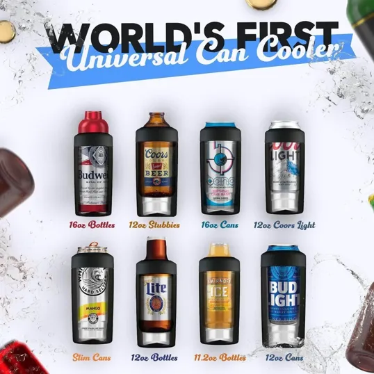 Frost Buddy® Universal Buddy 2.0 Can Cooler, Texas Tea — view 5
