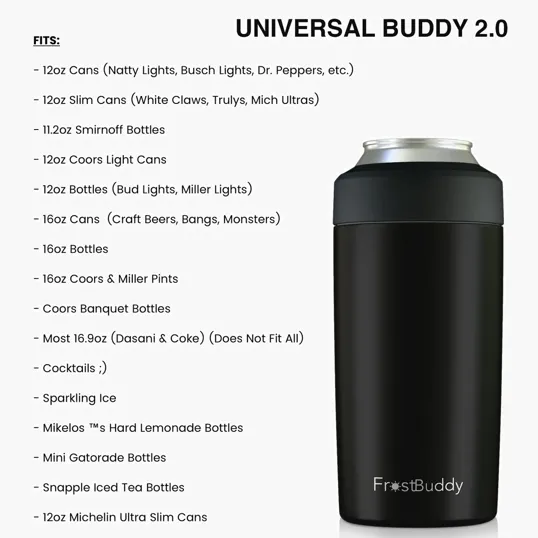 Frost Buddy® Universal Buddy 2.0 Can Cooler, Texas Tea — view 6