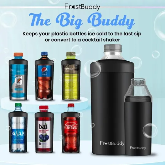 Frost Buddy® Big Buddy Bottle Insulator, Marble — view 3