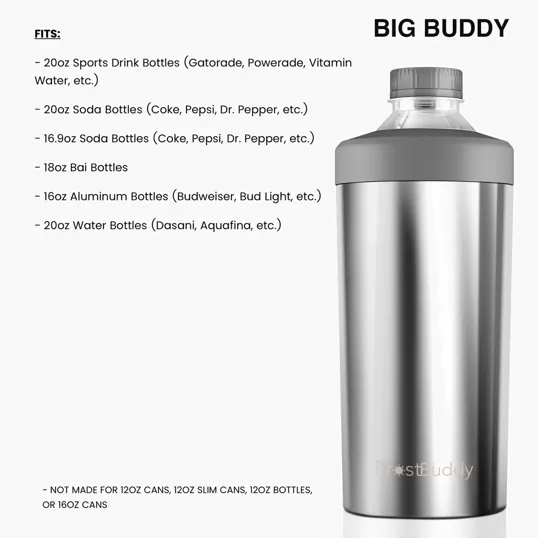 Frost Buddy® Big Buddy Bottle Insulator, Marble — view 4