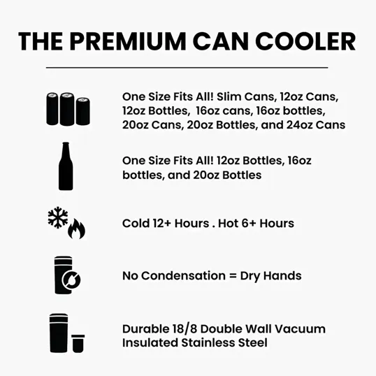 Frost Buddy® Universal Buddy XL Vacuum-Insulated Can and Bottle Cooler — view 5