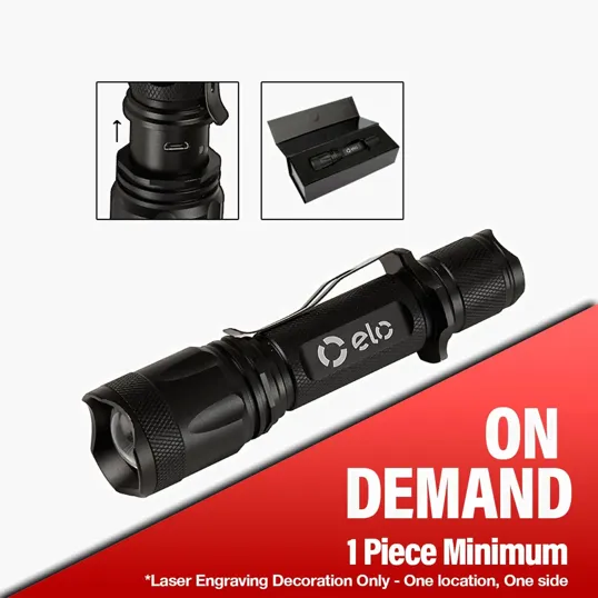 Starline USB Rechargeable Triple Output LED Flashlight — view 8
