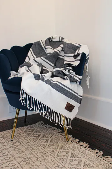 Four Seasons Striped Blanket by Pro Towels — view 2