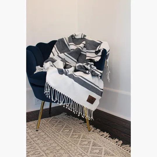 Four Seasons Striped Blanket by Pro Towels — view 8