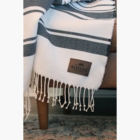 Four Seasons Striped Blanket by Pro Towels — view 7