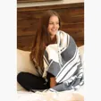 Four Seasons Striped Blanket by Pro Towels — view 4