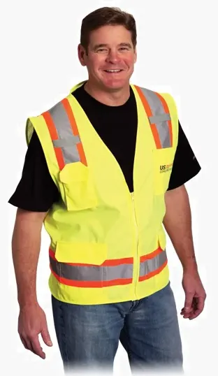 Two Tone 6 Pocket Surveyors Vest — view 5
