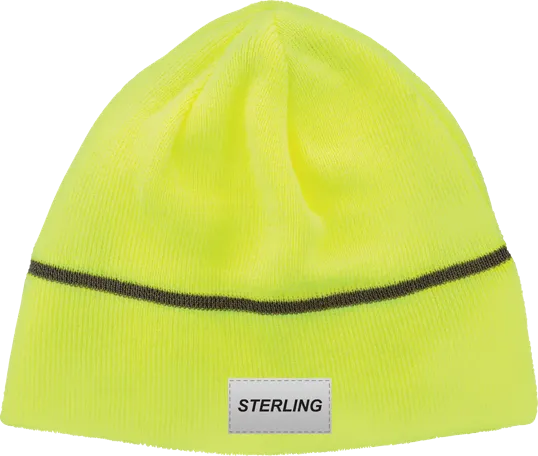 Starline Winter Beanie with Reflective Stripe — view 12