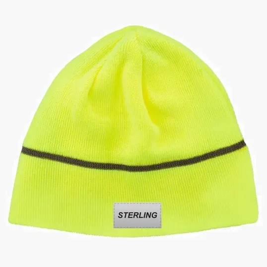 Starline Winter Beanie with Reflective Stripe — view 6