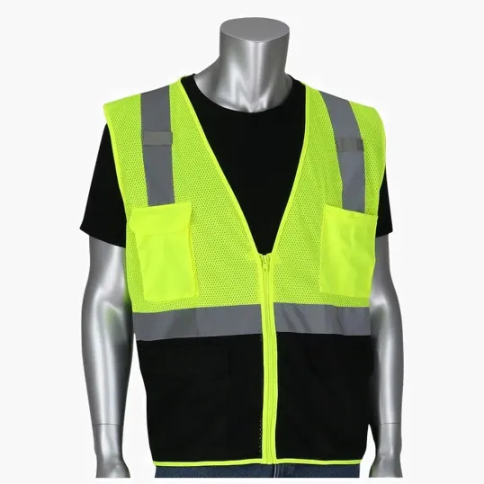Starline Five Pocket Black Bottom Front Value Mesh Vest — view 3