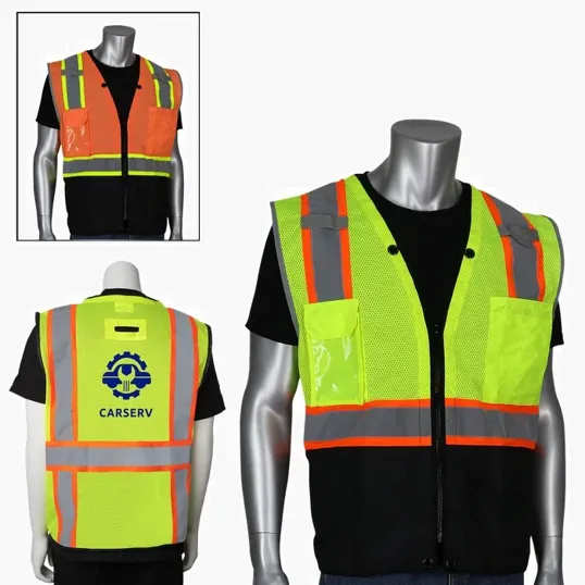 Starline Two-Tone 11 Pocket Tech-Ready Mesh Surveyors Vest — view 9