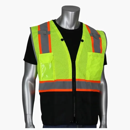 Starline Two-Tone 11 Pocket Tech-Ready Mesh Surveyors Vest — view 3