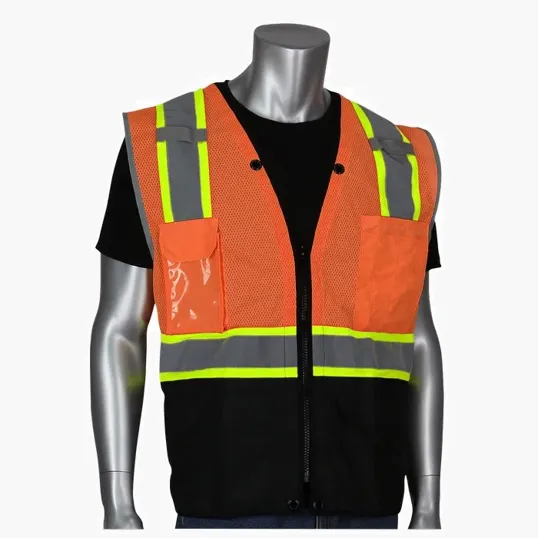 Starline Two-Tone 11 Pocket Tech-Ready Mesh Surveyors Vest — view 4