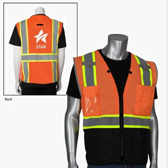 Starline Two-Tone 11 Pocket Tech-Ready Mesh Surveyors Vest — view 8