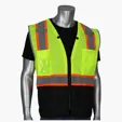 Starline Two-Tone 11 Pocket Tech-Ready Mesh Surveyors Vest — view 3