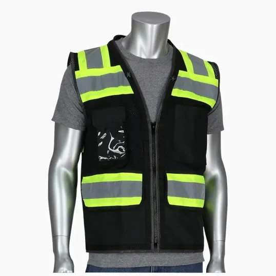 Starline Black TT 11 Pocket Tech-Ready Mesh Surveyors Vest — view 2