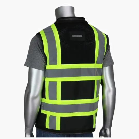 Starline Black TT 11 Pocket Tech-Ready Mesh Surveyors Vest — view 3