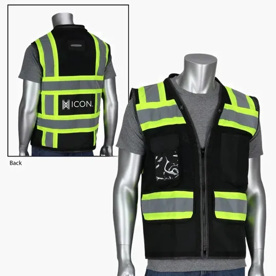 Starline Black TT 11 Pocket Tech-Ready Mesh Surveyors Vest — view 4