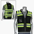 Starline Black TT 11 Pocket Tech-Ready Mesh Surveyors Vest — view 4