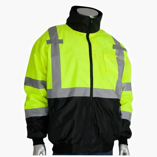 Starline Bomber Jacket with Zip-Out Fleece Liner — view 3